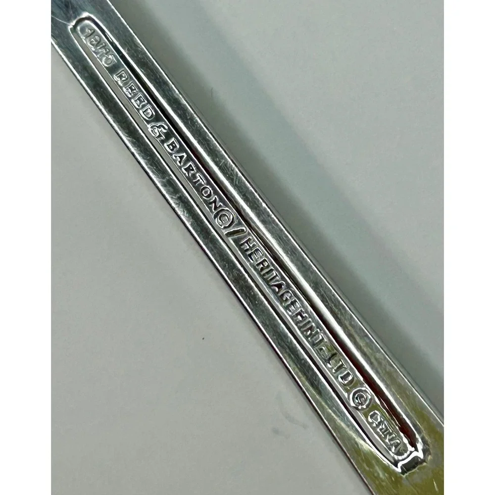 Reed & Barton REGENT (Stainless) 18/10 Iced Tea Spoons Heritage Mint LOT of 7